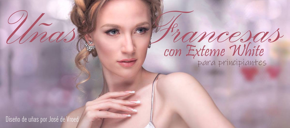 Manicura francesa dibujada para principiantes