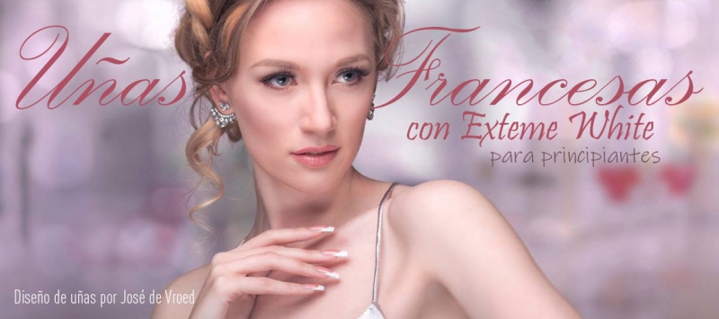 Manicura francesa dibujada para principiantes